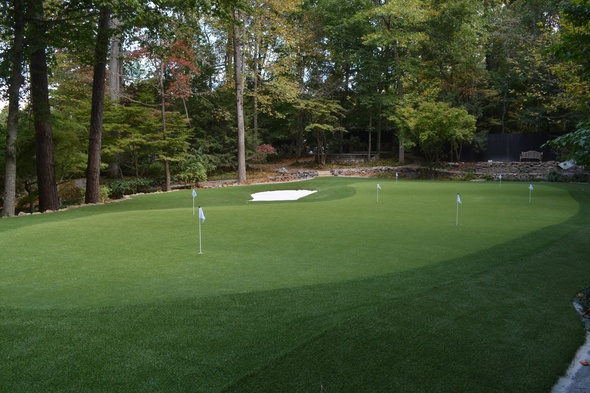 Atlanta backyard putting green